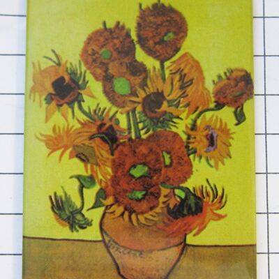 Magneet alg. zonnebloem Gogh