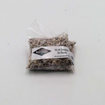 Camargue Salt / Garlic Refill - Basil