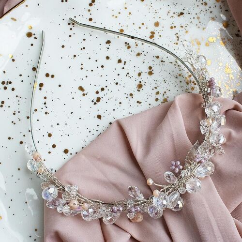 Crystal Hair Band for Bride, Crystal