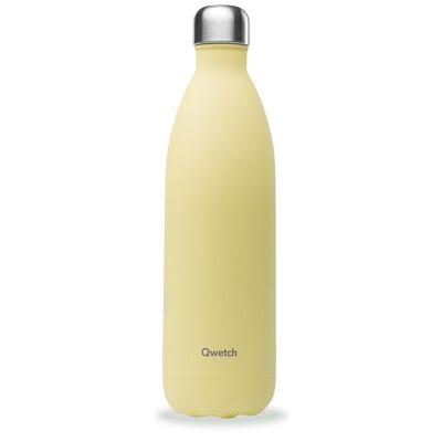 Botella termo 1000 ml, amarillo claro pastel