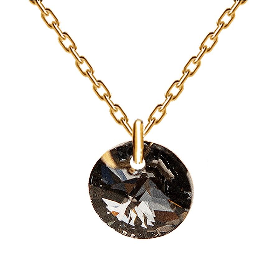 Collar con una letra, cristal de 8 mm (solo adornos en oro) - A, B, D, E, G, J, K, L, N, N, O, P, R, S, V, Z - Silvernight