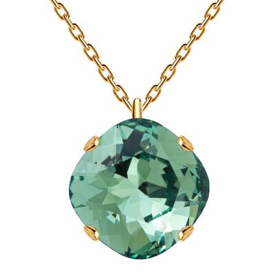 Classic Roman Necklace, 10mm Crystal (Gold Only Finishing) - Silver - Erinite
