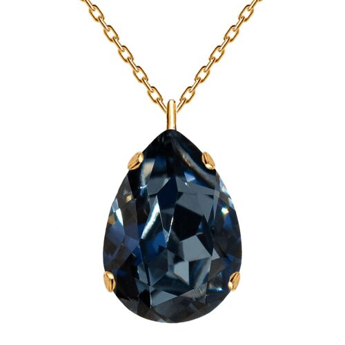 Classic drops of necklace, 14mm crystal (gold finish only) - gold - Montana