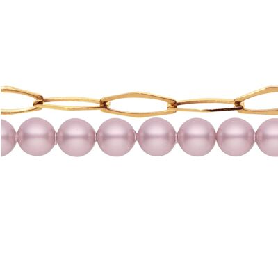 Cadena de mano con hilo de perlas - Powder Rose