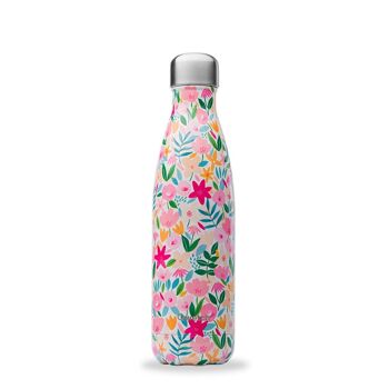 Bouteille thermos 500 ml, rose flore 1