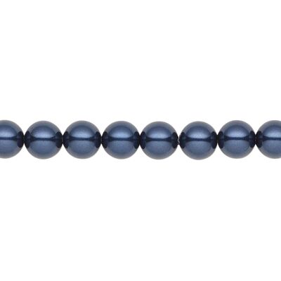 Chaîne de jambe avec perles - or - Bleu Nuit