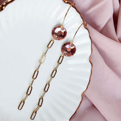 Earrings sale - 87 / gold / blush Rose