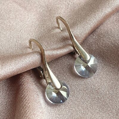 Earrings sale - 184 / silver / blue shade