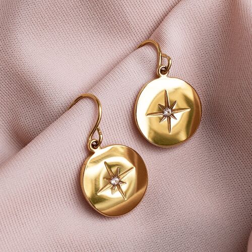 Earrings sale - 185 / gold / crystal