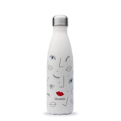 Bouteille thermos 500 ml, NEW FACE blanc