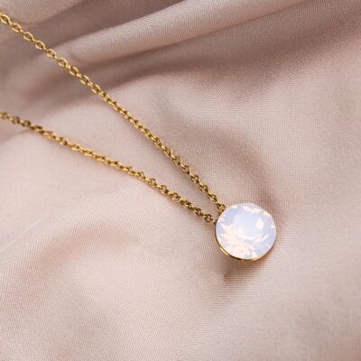Necklace Sale - 17 / Gold / Rose Water Opal