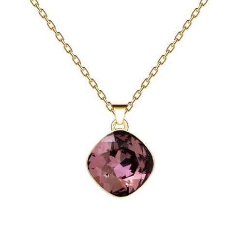 ROMBA CORRY, 10MM Crystal with Holding (Silver Define Only) - Gold - Antique Pink