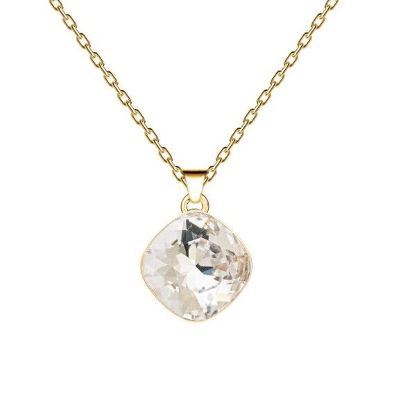 ROMBA CORRY, 10MM Cristal con sujeción (solo impresión plateada) - Plata - Cristal