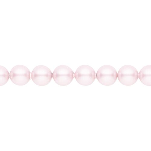 Eleganza 3mm pearl PINK gems