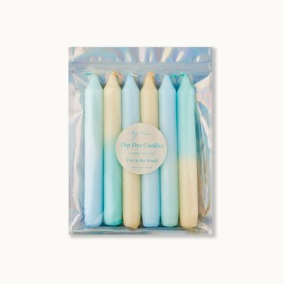 Dip Dye Candles Set: Day at the Beach