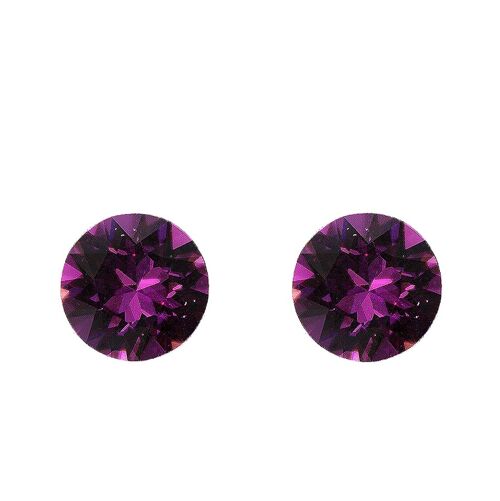 Naglinskars, 8mm crystal - amethyst