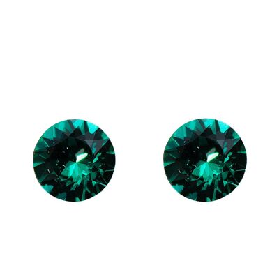 Naglinskars, 8mm Cristallo - Smeraldo