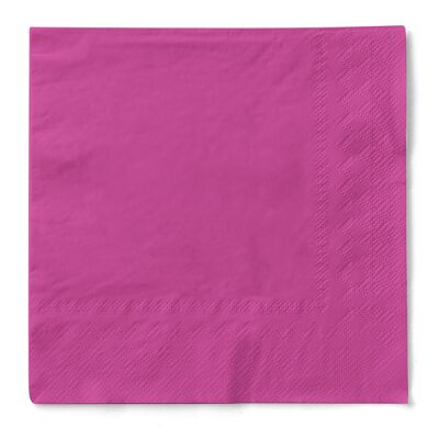 Einweg Serviette Violett aus Tissue 33 x 33 cm, 3-lagig, 20 Stück
