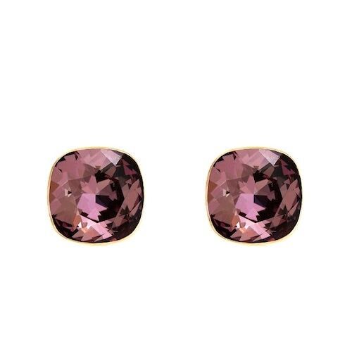 Silver Naglins Skillers, 10mm Crystal - Silver - Antique Pink