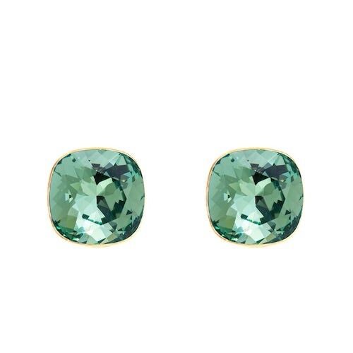 Silver Naglinskers, 10mm Crystal - Gold - Erinite