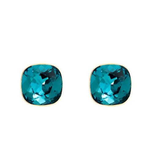 Silver Naglinskers, 10mm Crystal - Silver - Indicolite