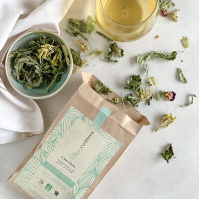 Mother's Day box, 3 loose organic herbal teas for each skin type