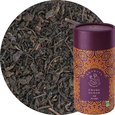Chama Gudao organic pu-erh tea Premium box 100g