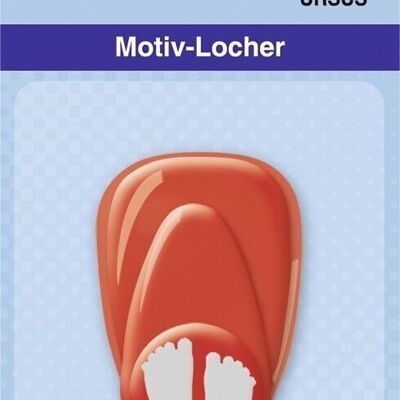 Motiv-Locher "Baby-Füße", klein