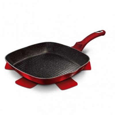 Grill pan, 28 cm, Metallic Line Burgundy Edition

FREE PROTECTOR