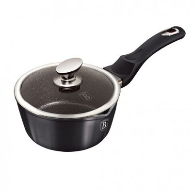 Sauce pan with lid, 16 cm, Metallic Line Carbon Pro Edition