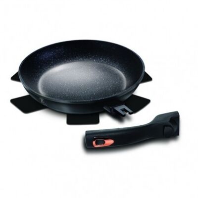 Frypan, 24 cm, with detachable handle, Black Rose Collection