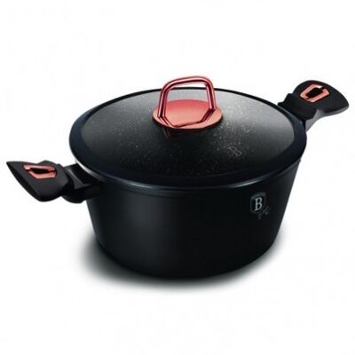 Casserole with lid, 20 cm, Black Rose Collection