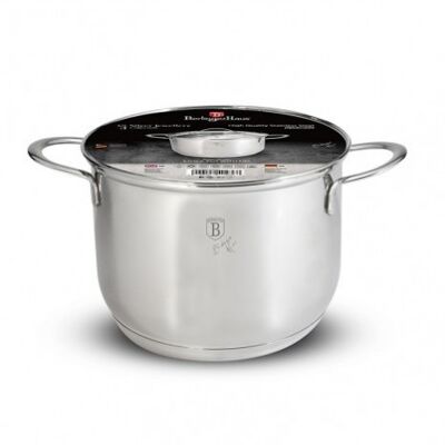 Stock pot with lid, 24 cm, Silver Jewellery Collection