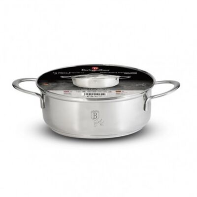 Stock pot with lid, 30 cm, Silver Jewellery Collection