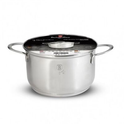 Casserole with lid, 18 cm, Silver Jewellery Collection