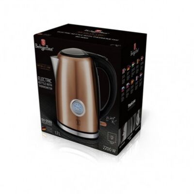 Electric kettle with thermostat 1,7L, rose gold