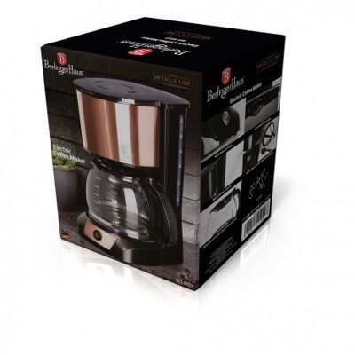 Electric coffee maker, rose gold