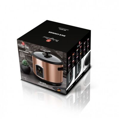 Electric rice cooker, rose gold