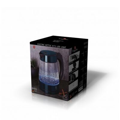 Electric glass kettle, aquamarine