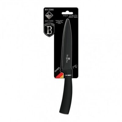 Utility knife 12,5 cm, black