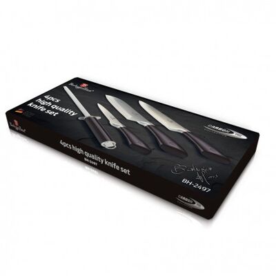 4 pcs knife set, carbon pro