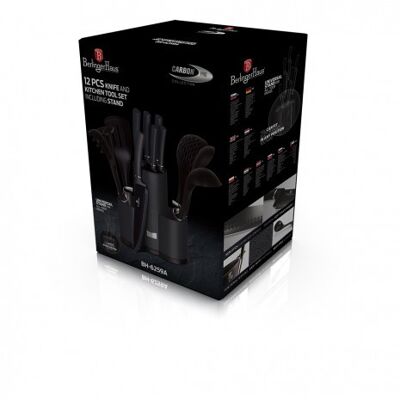 12 pcs knife and tool set, carbon pro