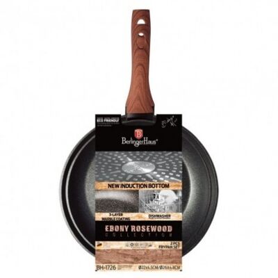 2 pcs frypan set, Ebony Rosewood Collection