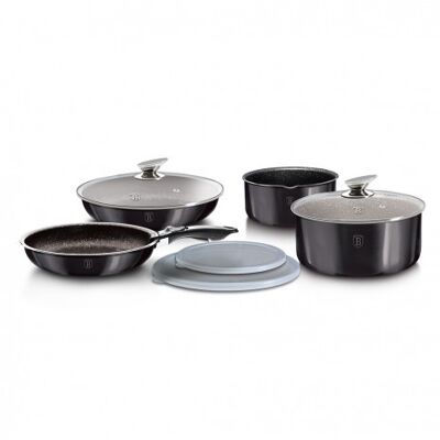9 pcs cookware set, Metallic Line Carbon Pro Edition