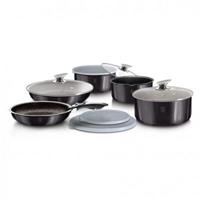 12 pcs cookware set, Metallic Line Carbon Pro Edition