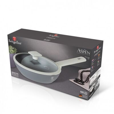 Deep frypan with lid, 24 cm, Aspen Collection

FULL INDUCTION