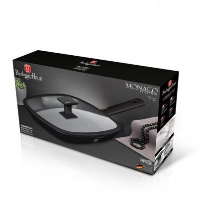 Grill pan with lid, 28 cm, Monaco Collection

FULL INDUCTION