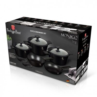 10 pcs cookware set, Monaco Collection

FULL INDUCTION