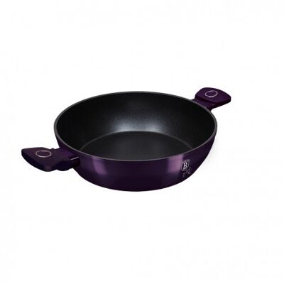 Shallow pot with lid, 24 cm, Purple Eclipse Collection