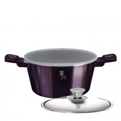 Casserole with lid, 20 cm, Purple Eclipse Collection